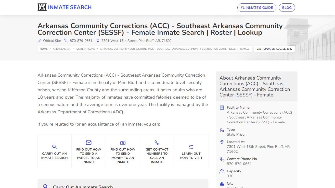 Arkansas Dcc Inmate Search