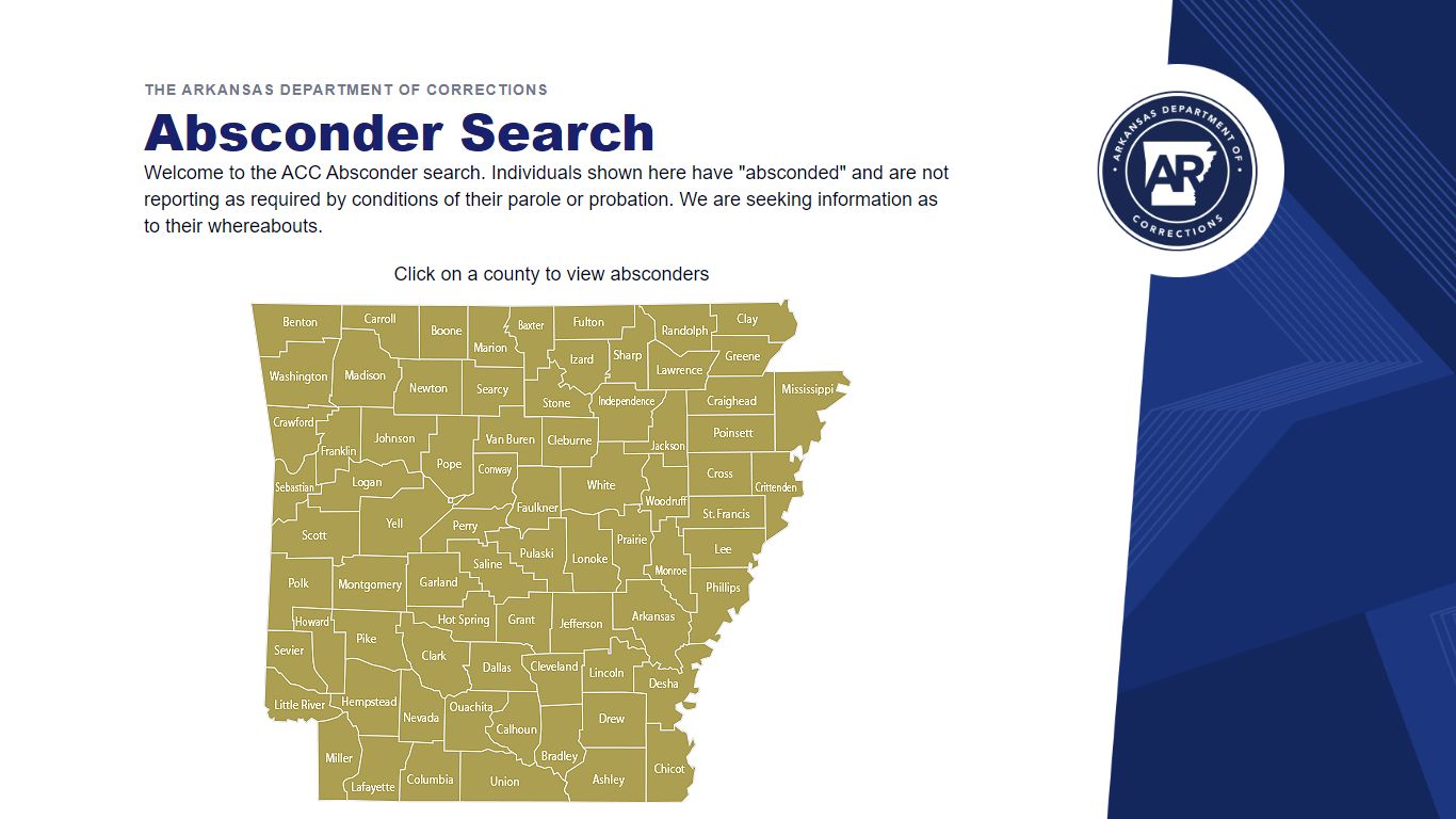 Absconder Search - Arkansas